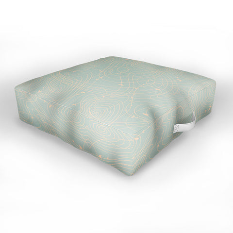 Iveta Abolina The Tangled Web II Outdoor Floor Cushion