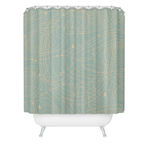 Iveta Abolina The Tangled Web II Shower Curtain