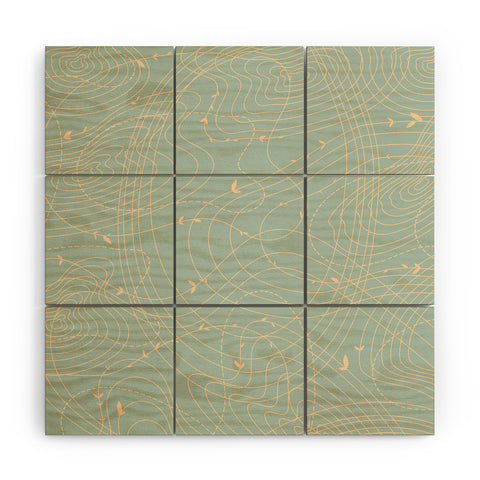 Iveta Abolina The Tangled Web II Wood Wall Mural