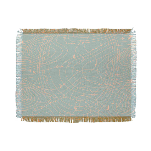Iveta Abolina The Tangled Web II Throw Blanket