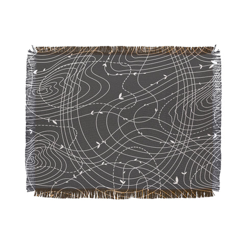 Iveta Abolina The Tangled Web Throw Blanket