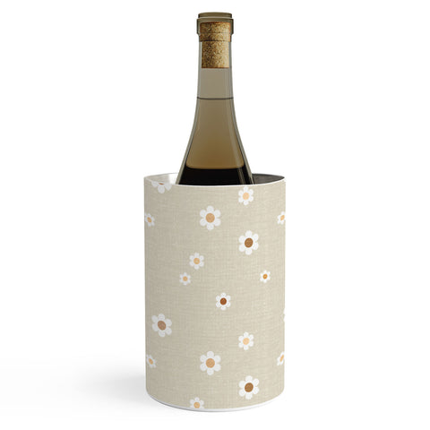 Iveta Abolina Tossed Daisies Neutral Wine Chiller
