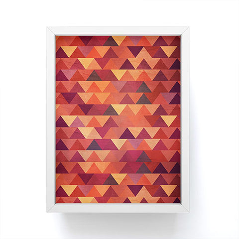 Iveta Abolina Trianglerain Framed Mini Art Print