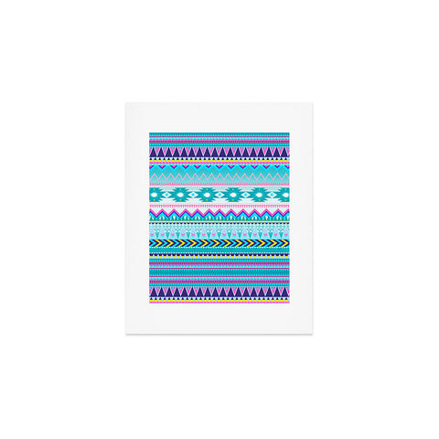 Iveta Abolina Tribal Teal Art Print