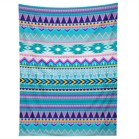 Iveta Abolina Tribal Teal Tapestry