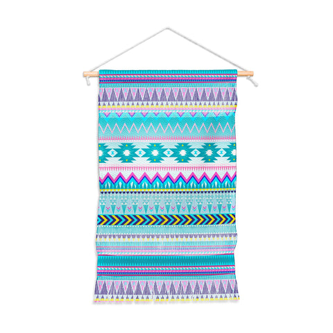 Iveta Abolina Tribal Teal Wall Hanging Portrait