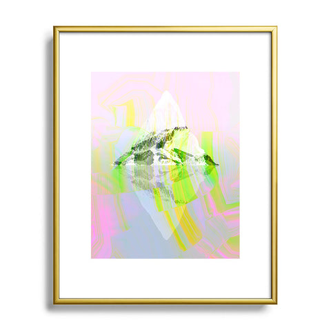 Iveta Abolina Tropical Iceberg Metal Framed Art Print