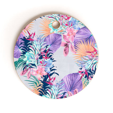 Iveta Abolina Tropical Island Cutting Board Round