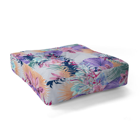 Iveta Abolina Tropical Island Floor Pillow Square