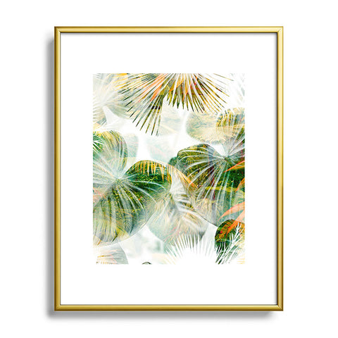 Iveta Abolina Tropical Lush Metal Framed Art Print