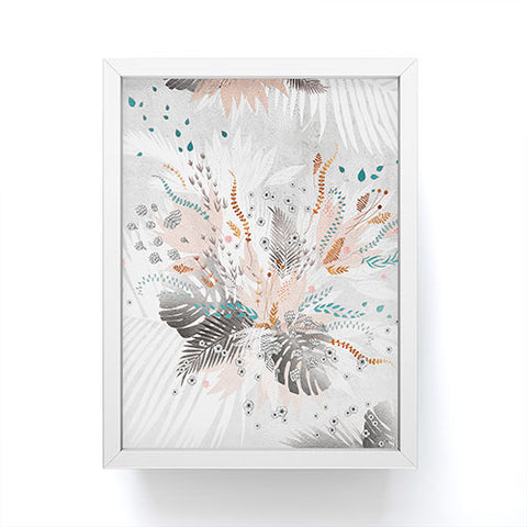 Iveta Abolina Tropical Silver Framed Mini Art Print