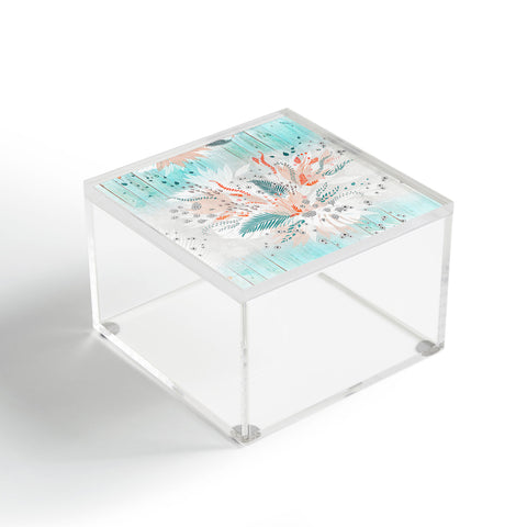 Iveta Abolina Tropical Teal Acrylic Box