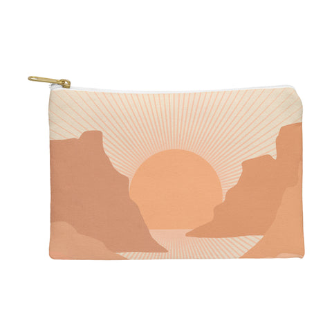 Iveta Abolina Valley Sunset Coral Pouch
