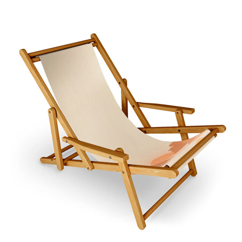 Iveta Abolina Valley Sunset Coral Sling Chair