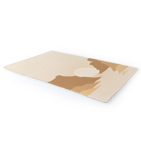 Iveta Abolina Valley Sunset Tan Area Rug