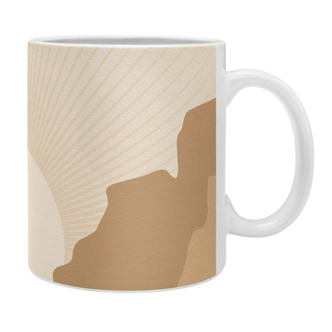 Iveta Abolina Valley Sunset Tan Coffee Mug