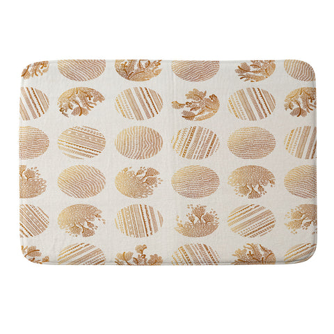Iveta Abolina Vanilla Dot Memory Foam Bath Mat