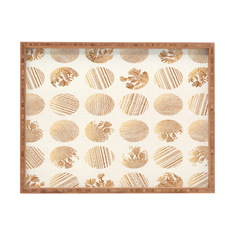 Iveta Abolina Vanilla Dot Rectangular Tray