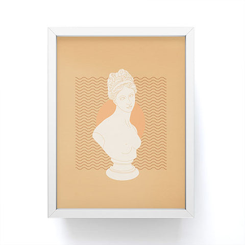Iveta Abolina Venus Coral Framed Mini Art Print