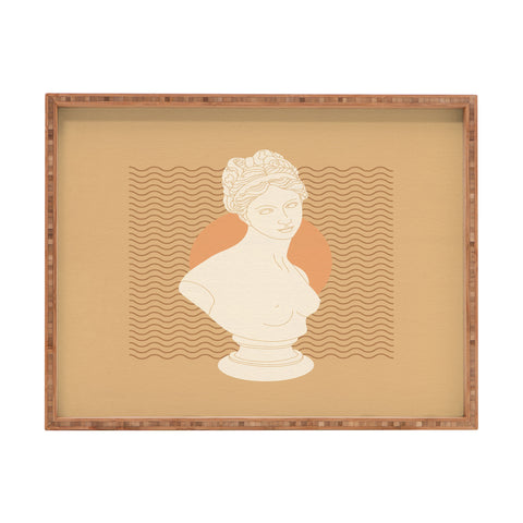 Iveta Abolina Venus Coral Rectangular Tray