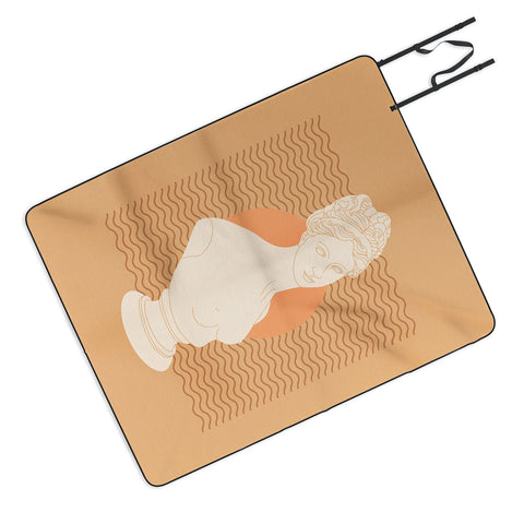 Iveta Abolina Venus Coral Outdoor Blanket