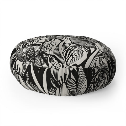 Iveta Abolina Vigne de Botanica Floor Pillow Round