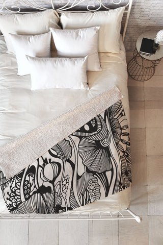 Iveta Abolina Vigne de Botanica Fleece Throw Blanket