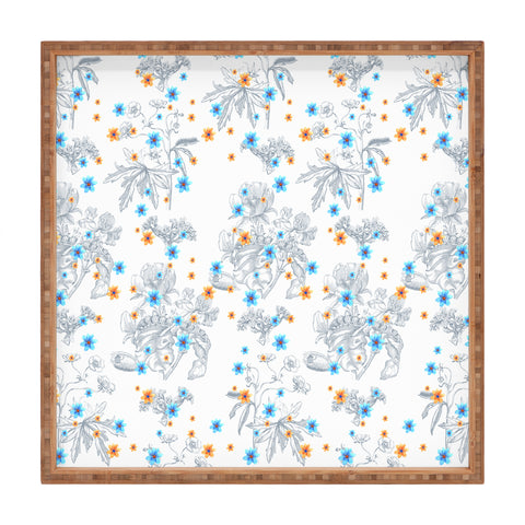 Iveta Abolina Vintage Garden Square Tray
