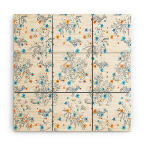 Iveta Abolina Vintage Garden Wood Wall Mural