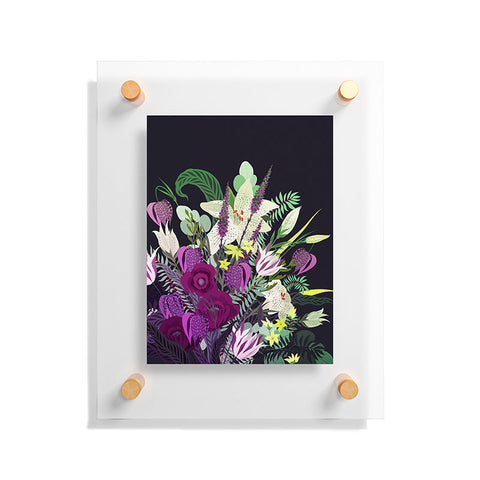 Iveta Abolina Viola Garden Floating Acrylic Print