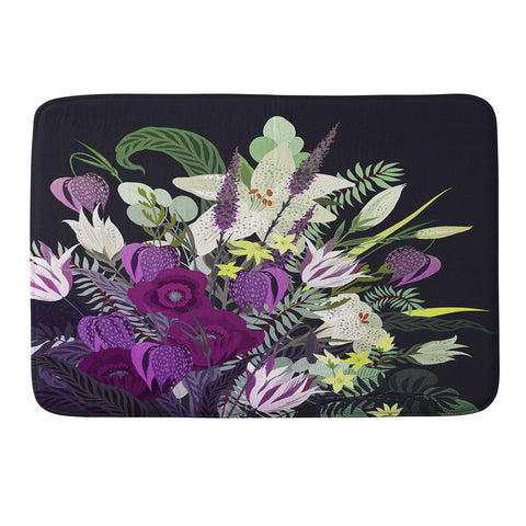 Iveta Abolina Viola Garden Memory Foam Bath Mat