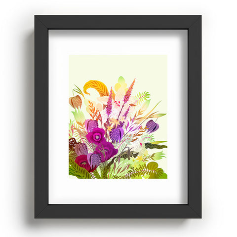 Iveta Abolina Viola Garden II Recessed Framing Rectangle