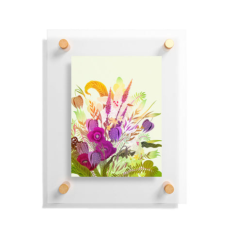 Iveta Abolina Viola Garden II Floating Acrylic Print