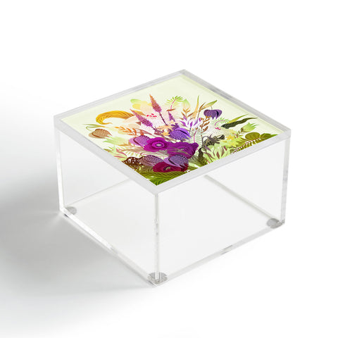 Iveta Abolina Viola Garden II Acrylic Box