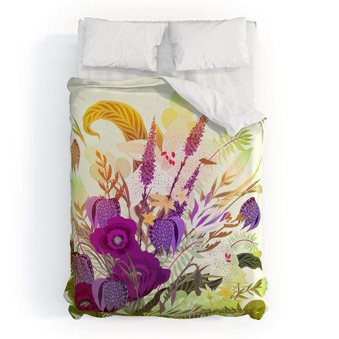 Iveta Abolina Viola Garden II Duvet Cover