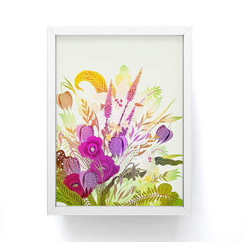 Iveta Abolina Viola Garden II Framed Mini Art Print