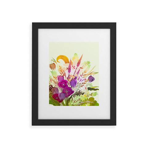 Iveta Abolina Viola Garden II Framed Art Print