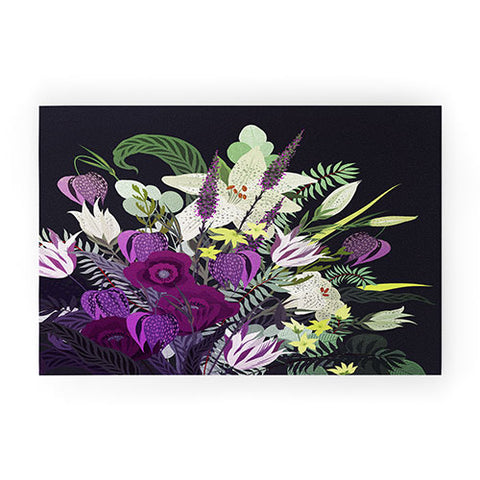 Iveta Abolina Viola Garden Welcome Mat