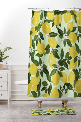 Iveta Abolina Vitamin C Shower Curtain And Mat