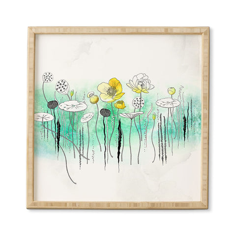 Iveta Abolina Watercress Pond Framed Wall Art