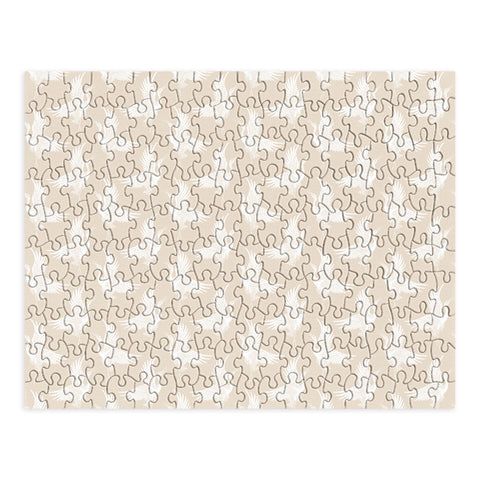 Iveta Abolina White Cranes Cream Puzzle
