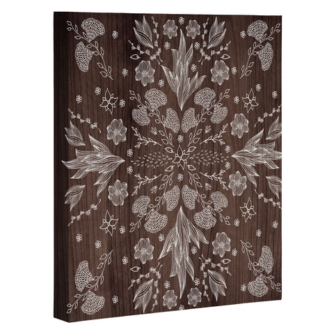 Iveta Abolina White Floral Art Canvas