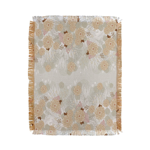 Iveta Abolina White Frost Throw Blanket