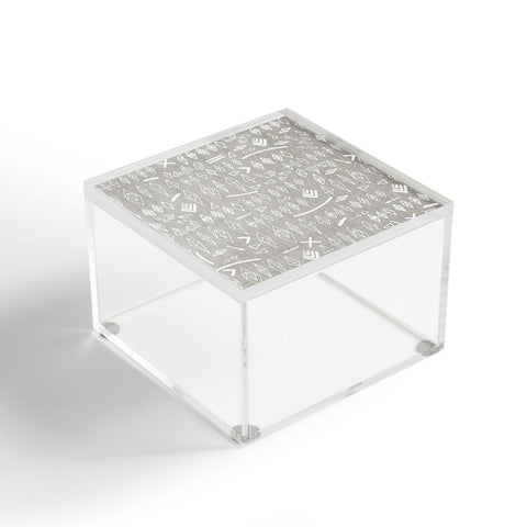 Iveta Abolina White Morning Acrylic Box