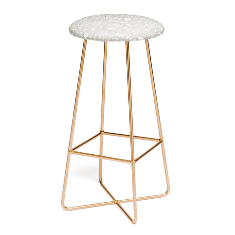Iveta Abolina White Morning Bar Stool