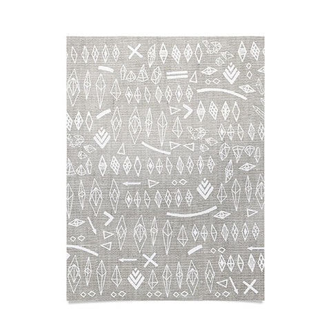 Iveta Abolina White Morning Poster