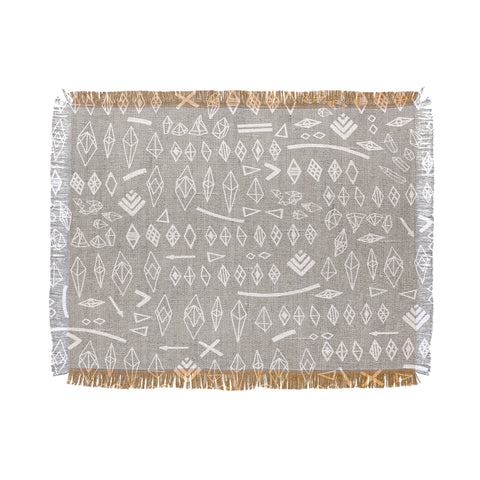 Iveta Abolina White Morning Throw Blanket