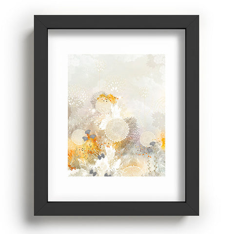 Iveta Abolina White Velvet Recessed Framing Rectangle