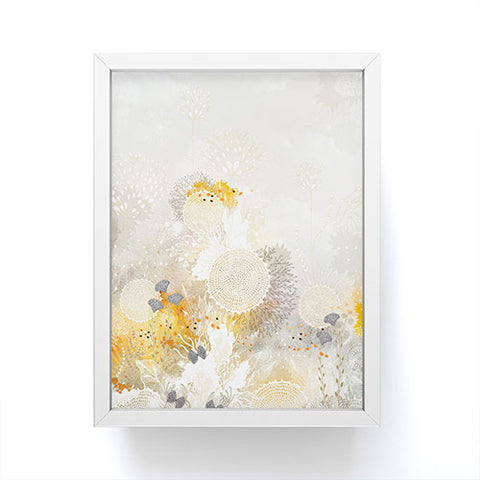 Iveta Abolina White Velvet Framed Mini Art Print