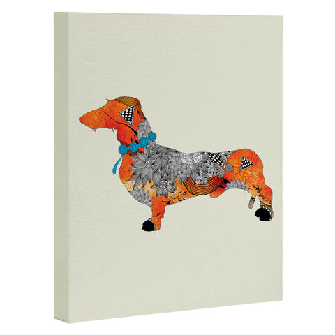 Iveta Abolina Wiener Dog Art Canvas